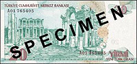 20 YTL - 20 New Turkish Lira