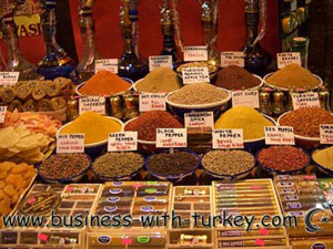 Exotic spices at the Egyptian Bazaar