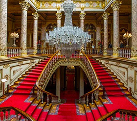 Inside the Dolmabahce Palace
