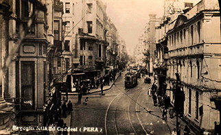 Istiklal Caddesi antigamente...