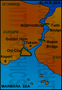 Istanbul city map