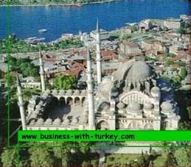 Aerial view of suleymaniye Mosque