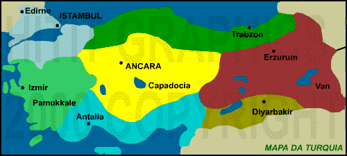 Mapa de Temperaturas - Turquia
