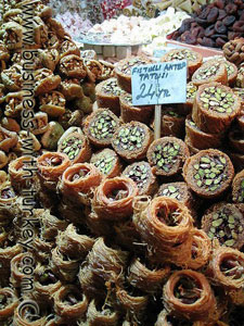Especiarias exticas no Bazar Egpcio