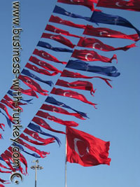 La bandera turca